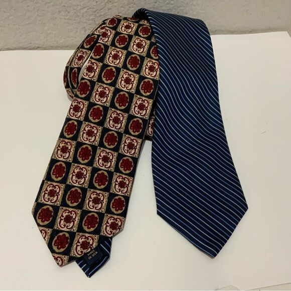 Brooks brothers neck tie 2 PCs set - Picture 1 of 10
